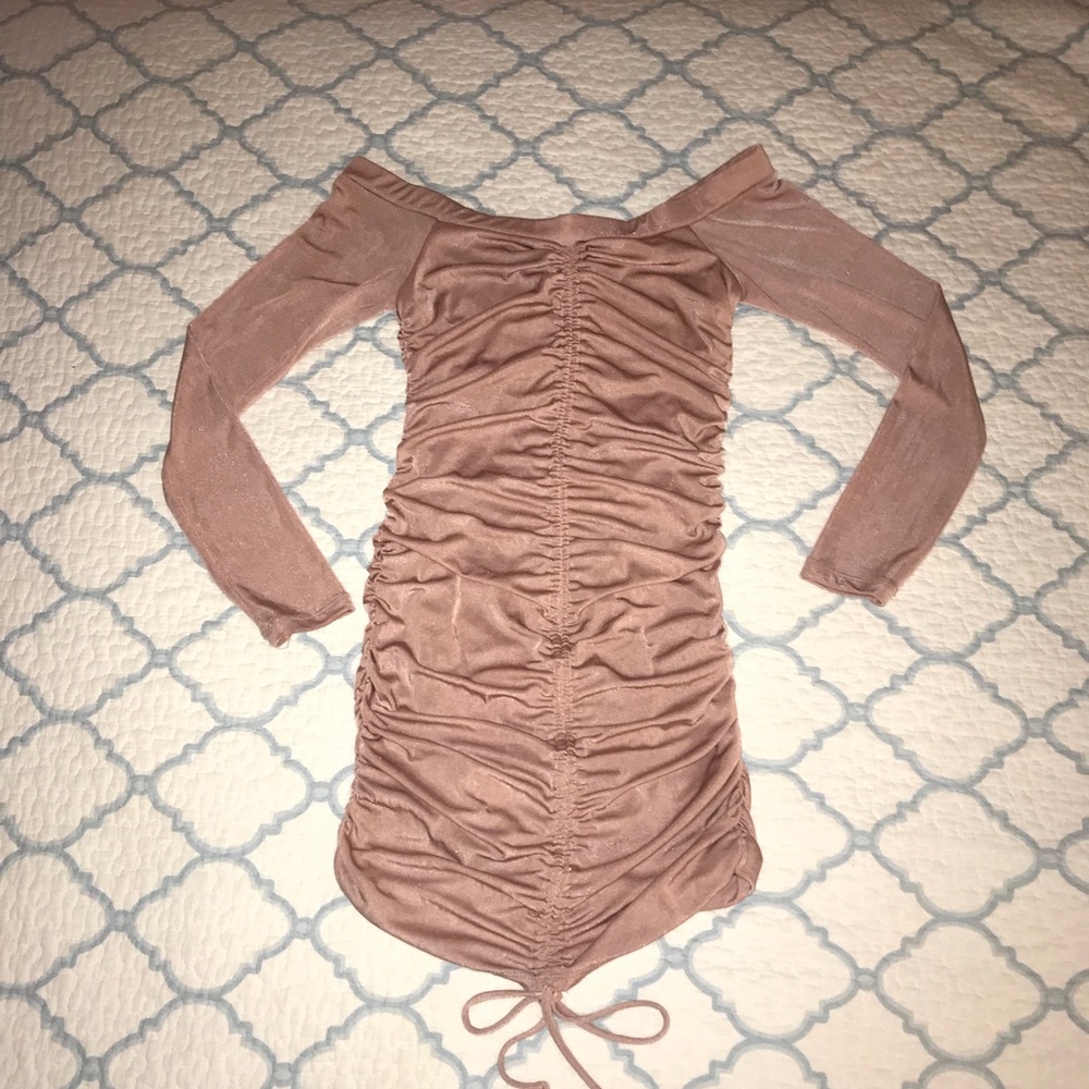 Pink Mini Body Con Dress (Medium)
